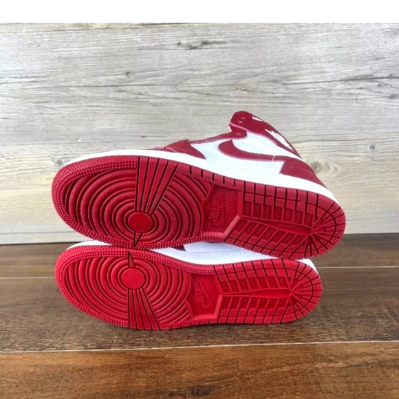 Air Jordan 1 Retro OG Shoes Artisanal Team Red White Men Size 8.5 DZ5485-160 - Picture 4 of 15